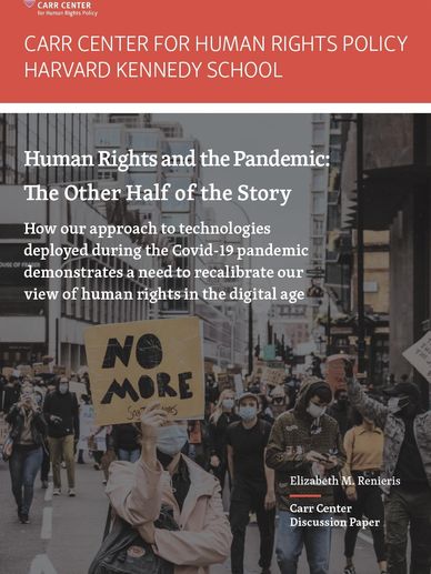Harvard Carr Center report cover